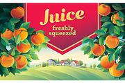 Summer fruity landscape, a Food Illustration by Countryside life (Thumbnail 3 of 13)