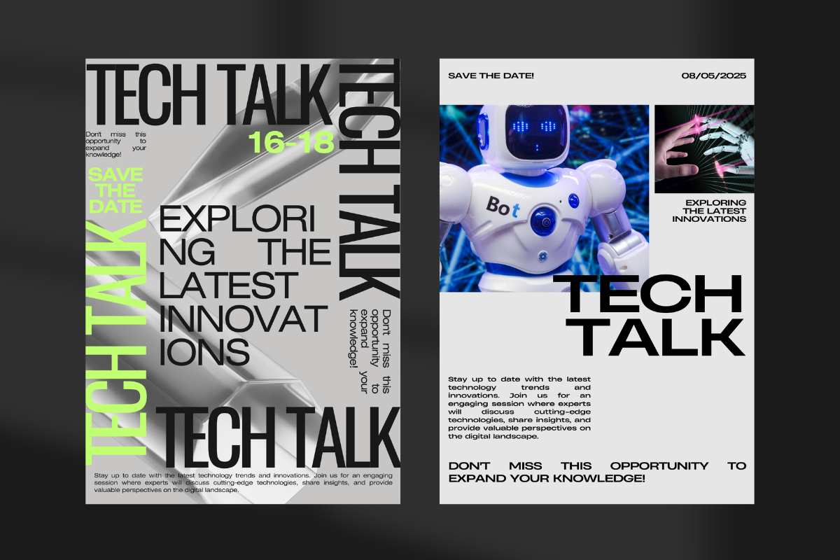 Poster/Flyer Set for Canva Users, a Flyer Template by Make It Yours Lab. (Photo 14 of 17)