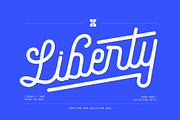 Liberty, a Script Font by HRDR (Thumbnail 1 of 11)