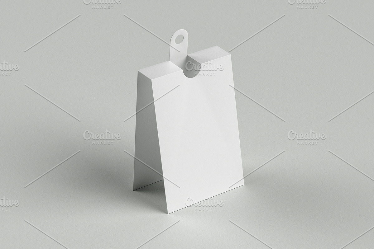 Set of Folding Hanging Tag mockups, a Packaging Mockup by Black Cat Studio (Photo 12 of 13)