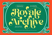 Royale Archive Luxury Display Serif, a Serif Font by timelesstype.co (Thumbnail 1 of 15)