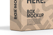 Cardboard Box With Handle PSD Mockup, a Cups & Container Mockup by GreatFruit (Thumbnail 4 of 5)