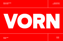 Vorn Bold Modern Grotesk Font
