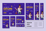 Travel Agency Web Banner Ads, an UI Kit Template by CreativeShaper (Thumbnail 1 of 4)