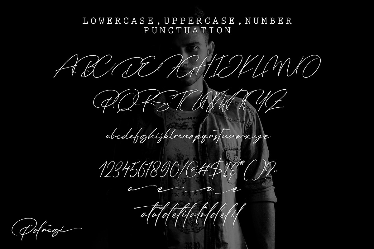 Potregi Black Friday, a Script Font by pineungtype (Photo 8 of 8)