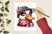 Sarcastic Chickens and Ducks Clipart, a Graphic by designcity5 (Thumbnail 4 of 5)