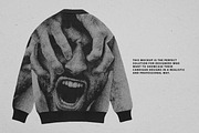 Realistic Knitted Cardigan Mockup 2, a Hoody Mockup by Uncentrifuged Pressure (Thumbnail 5 of 7)