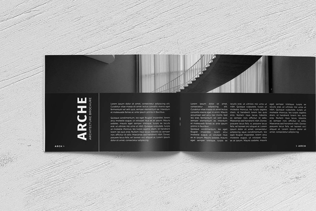 A5 Architecture Brochure, a Brochure Template by New Lines (Photo 7 of 12)