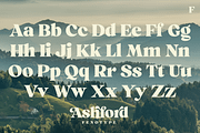 Ashford Stylish Serif, a Serif Font by Fenotype (Thumbnail 3 of 11)