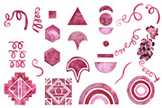 Wine watercolor texture, a Texture Graphic by Nejumi (Thumbnail 2 of 10)