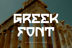 Greek Reford - Unique Typeface Font