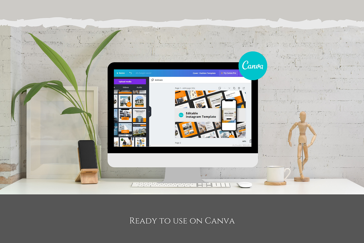 Property Canva Instagram Template, a Social Media Template by Kawalan Studio (Photo 4 of 9)