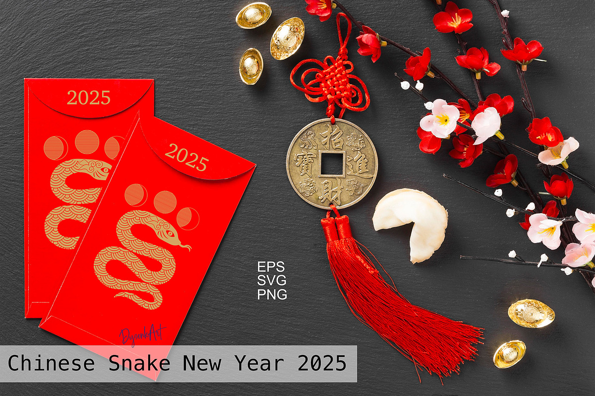 Chinese Snake New Year 2025, an Animal Illustration by DysenkaArt (Photo 3 of 4)