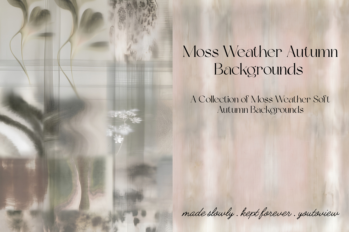 Moss Weather Soft Autumn Backgrounds, a Background Graphic by youtoview (Photo 2 of 11)