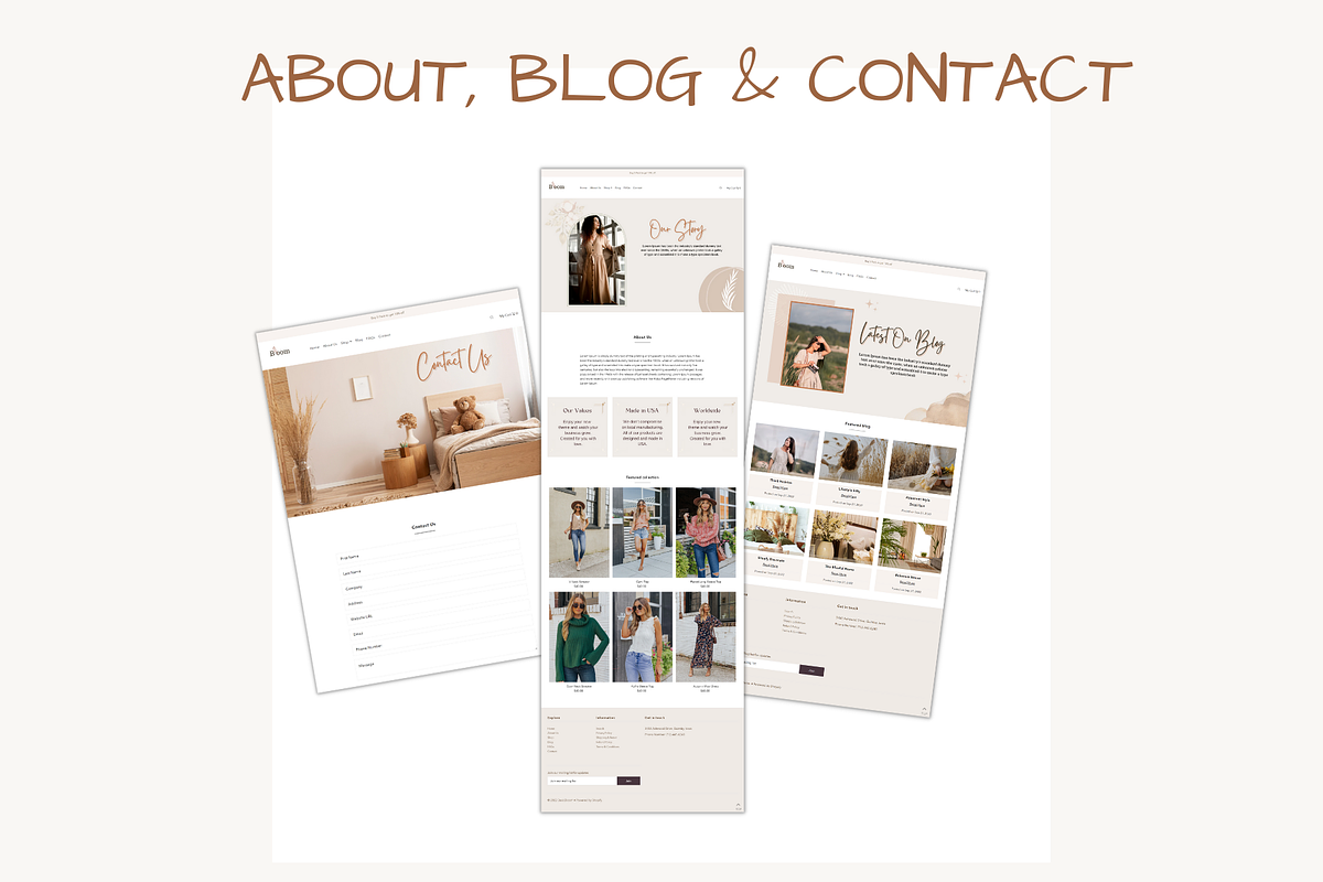 Boutique - Minimal Shopify theme, a Templates & Theme by Millennials Marketing (Photo 5 of 10)