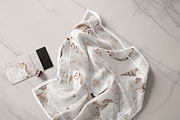 Beige Floral Paper Pack, a Pattern Graphic by paper aesthetic (Thumbnail 6 of 8)