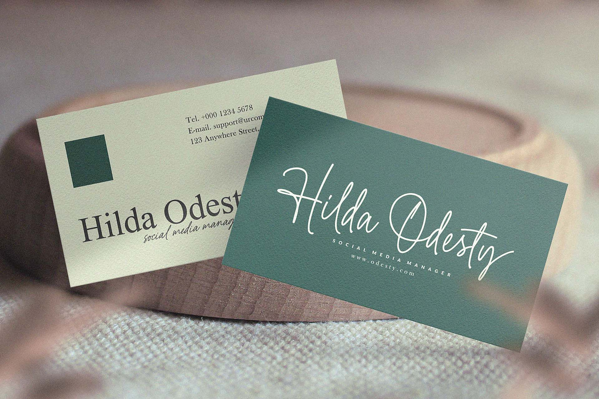 Hello October - Single Line font, a Script Font by Subectype Studio (Photo 4 of 10)