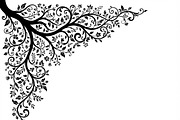 50 Tree Branch Corner Silhouette, a Decorative Illustration by Amazin_art (Thumbnail 2 of 27)