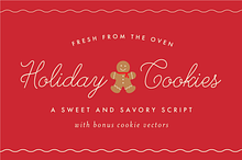 Holiday Cookies, A Christmas Script