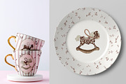 Rocking Horses Pattern, a Pattern Graphic by MouseGrey (Thumbnail 4 of 11)