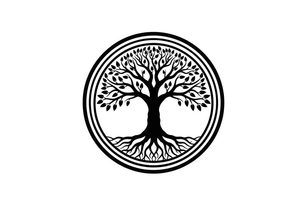 Tree of Life Circle Frame Bundle, an Illustration by Gaye Art (Photo 5 of 51)