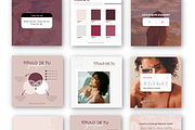 CANVA Bundle Instagram PACK Template, a Social Media Template by agarimoestudio (Thumbnail 3 of 4)