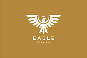 Eagle Wings Logo Template, a Branding & Logo Template by yopie (Thumbnail 2 of 3)