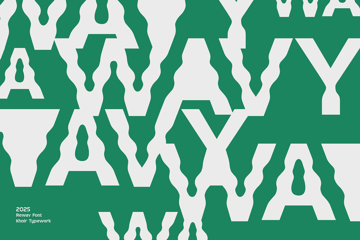 Rewav - Display Font, a Sans Serif Font by Khoir (Photo 10 of 11)