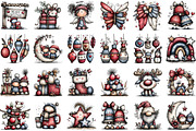 Rustic Boho Christmas Clipart, an Illustration by Sublimation Artist (Thumbnail 2 of 6)