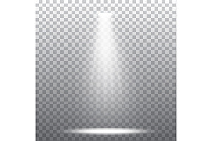 Abstract spotlight effect