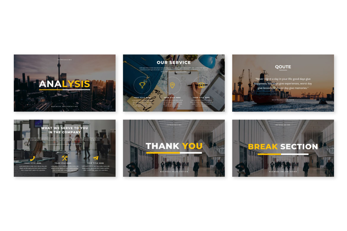 Analysis Powerpoint Presentation, a Presentation Template by slidenotion (Photo 2 of 6)