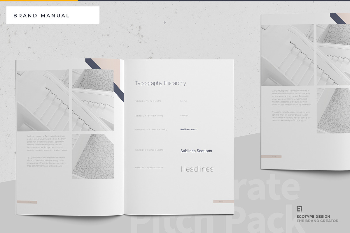 Calm Brand Guidelines, a Brochure Template by Egotype (Photo 14 of 23)