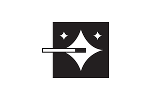 magic stick magical show logo design, a Branding & Logo Template by devastd