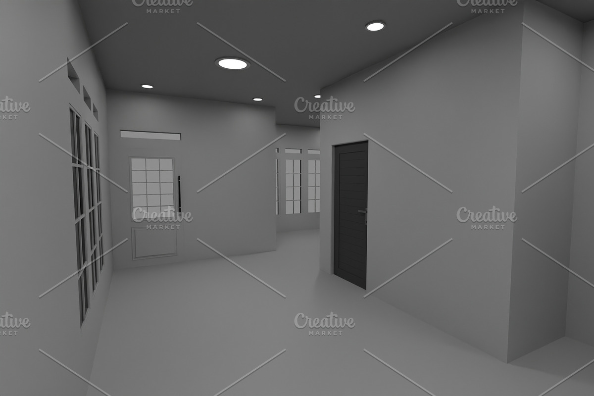 House Building - Type 1, an Architecture 3D Model by mrfauzi (Photo 20 of 22)