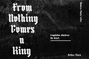 Arthur Black: Modern Black Letter, a Blackletter Font by Synk Designs  (Thumbnail 3 of 7)