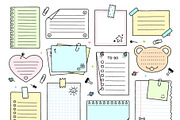 Doodle paper sheets. Line simple, an Object Illustration by LadadikArt (Thumbnail 3 of 3)