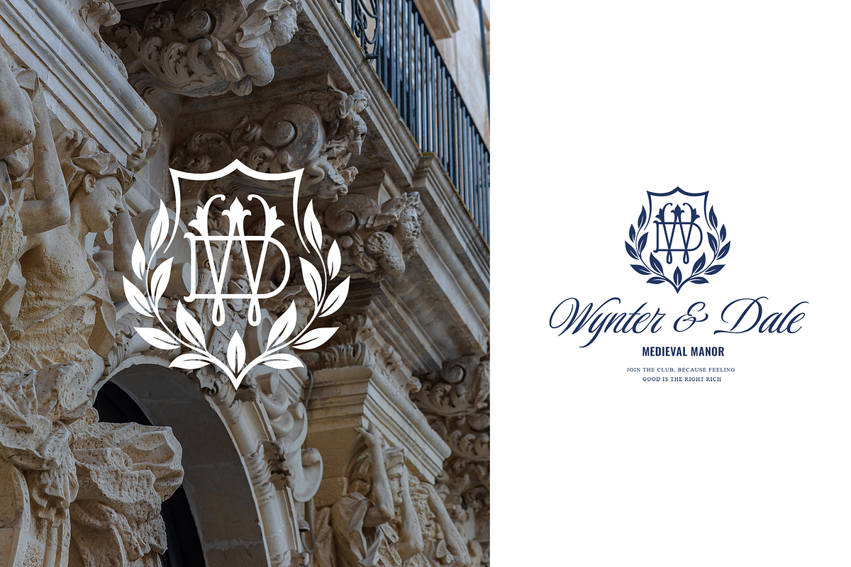 Old Money WD Monogram Logo Kit, a Branding & Logo Template by Headfonts (Photo 2 of 8)