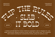 Broanse, a Slab Serif Font by graphicook (Thumbnail 4 of 10)