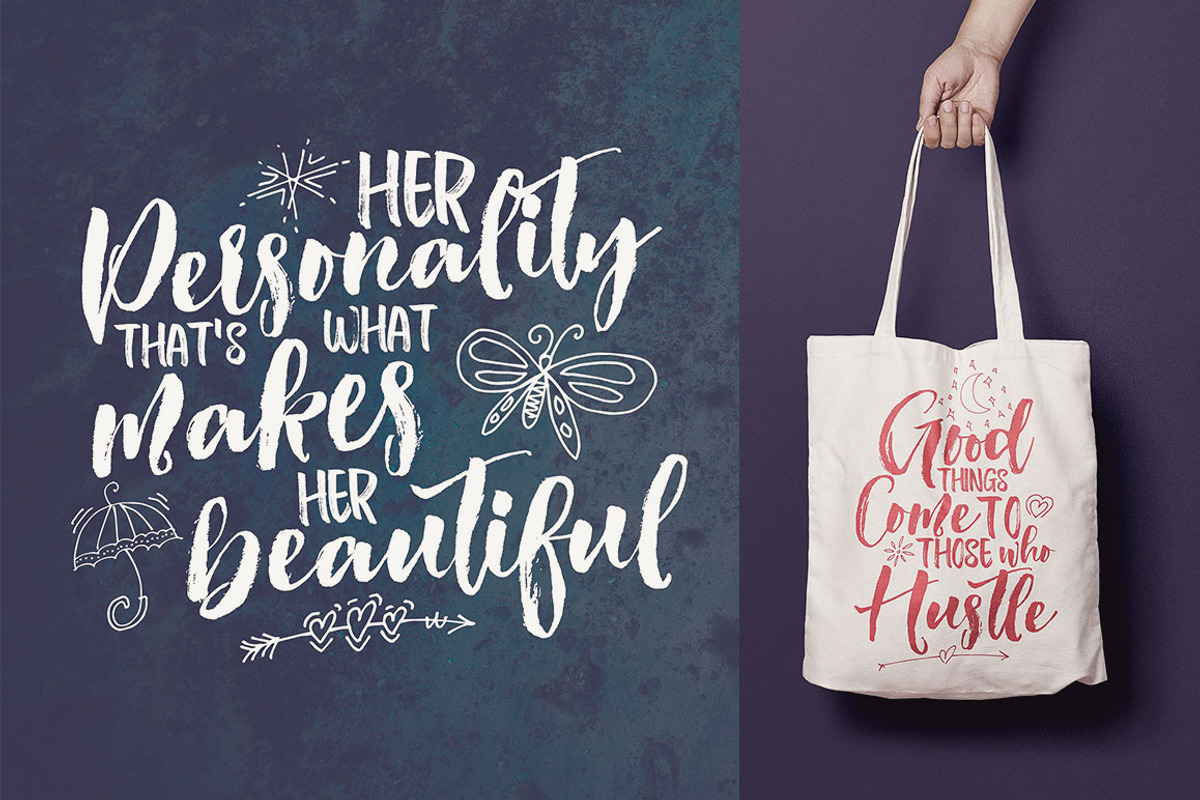 Ragtime - Brush Font Duo, a Script Font by Cruzine (Photo 11 of 11)