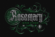Aihet Script for Tattoo & Liquor, a Blackletter Font by ilhamtaro (Thumbnail 3 of 12)