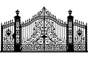 Decorative Iron Gate Bundle, a Decorative Illustration by Designer_Momina (Thumbnail 9 of 26)