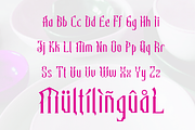 Melamine - Blackletter Font, a Blackletter Font by haniefart (Thumbnail 5 of 7)