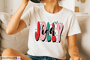 Retro Jolly Ish Christmas Shirt, a Seasonal Illustration by mh_arif (Thumbnail 2 of 4)