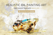 Oil Painting Art Photoshop Mock-ups
