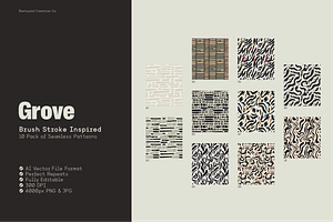 Grove - Seamless Pattern Set