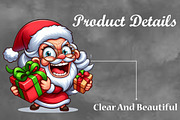 Christmas Crazy Gnome Png Clipart, a Seasonal Illustration by Craft Nest (Thumbnail 6 of 7)