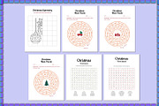 Christmas Activity Book For Kids, a Stationery Template by Shumaya (Thumbnail 5 of 6)