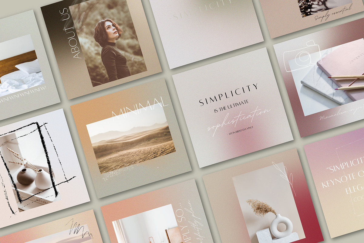 Simplicity Insta Templates for Canva, a Social Media Template by CL Creative Studio (Photo 3 of 12)