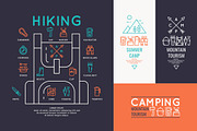 Hiking icons, an Icon by alekseiderin (Thumbnail 2 of 3)