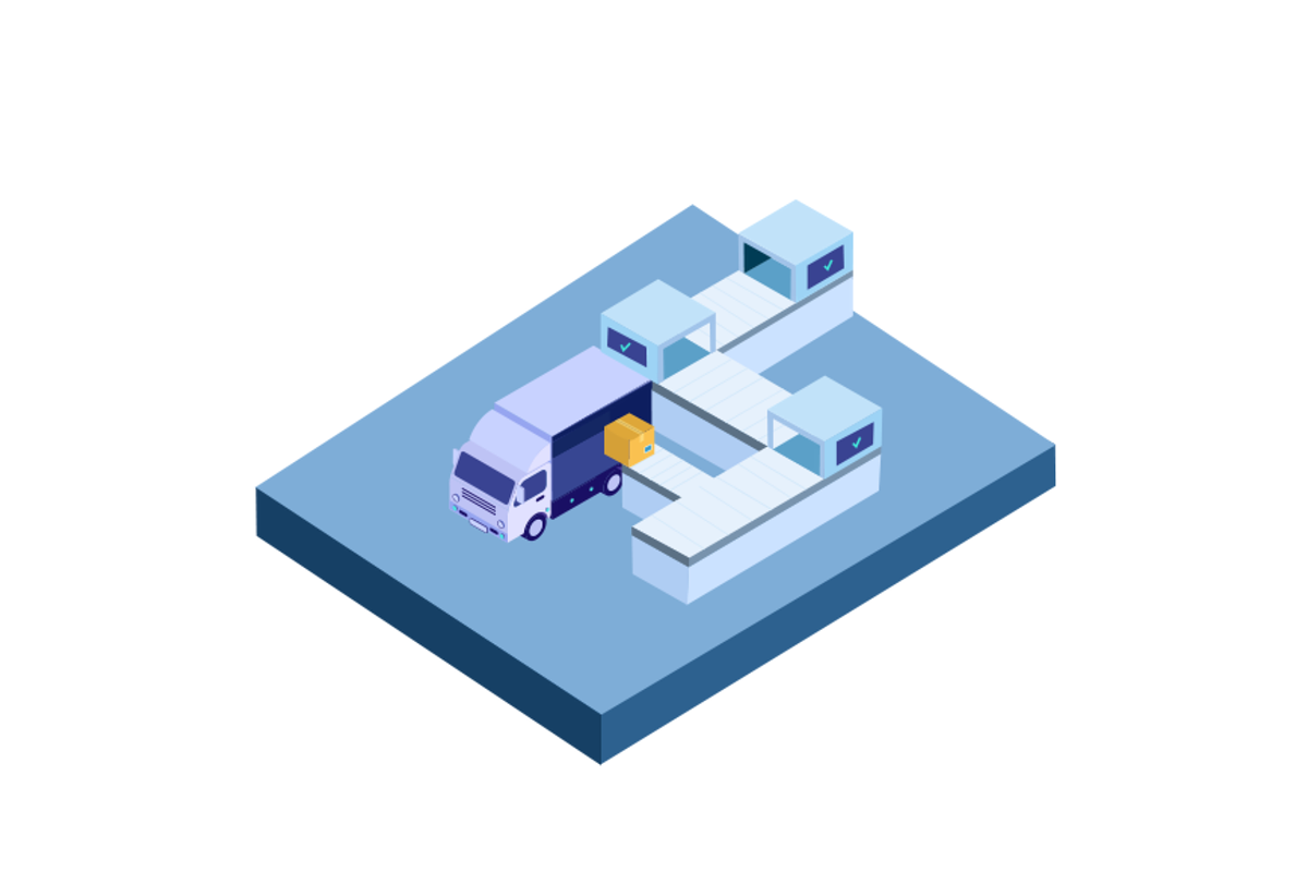 Ware house isometric animation, a Templates & Theme by lottie pro (Photo 1 of 2)